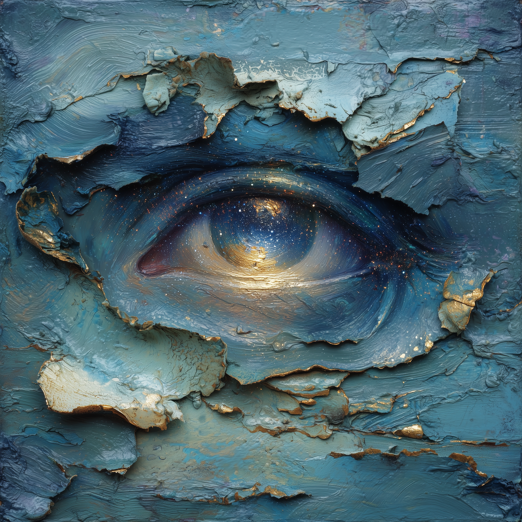 Static cosmic paint prompt board